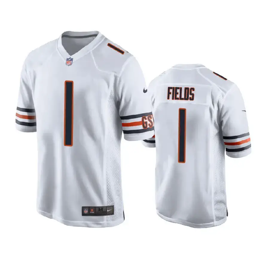 Justin Fields Jersey White Justin Fields Jersey White